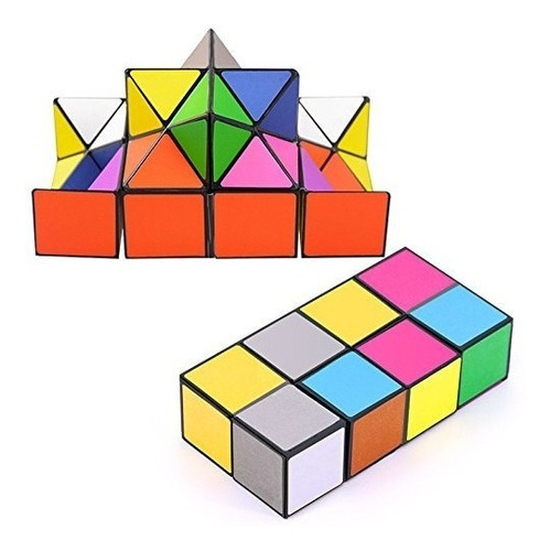 Cubo Magico Star Magic Cube Se Transforma Figuras Geometrica Color De La Estructura Negro