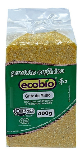 Canjiquinha (gritz De Milho) Orgânica Ecobio Alto Vácuo 400g