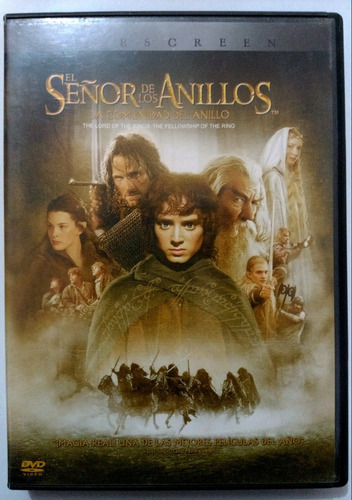 El Señor De Los Anillos La Comunidad Del Anillo Dvd Doble