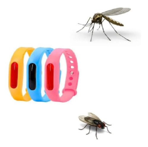 Pulsera Silicona Repelente Anti Mosquito Niños Y Adultos 