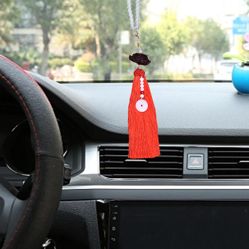Colgante Para Espejo Retrovisor De Coche, Gran Rojo