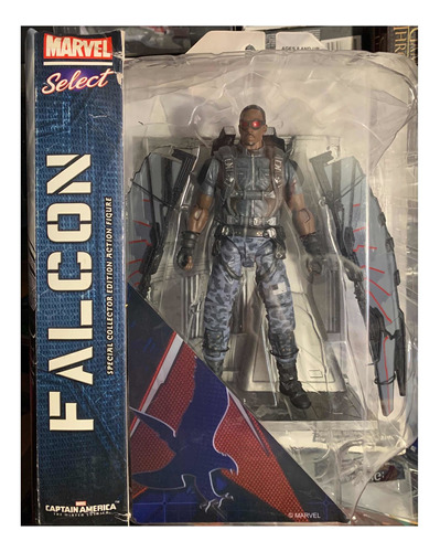 ### Marvel Select Captain America 3 Falcon Diamond Toys ###