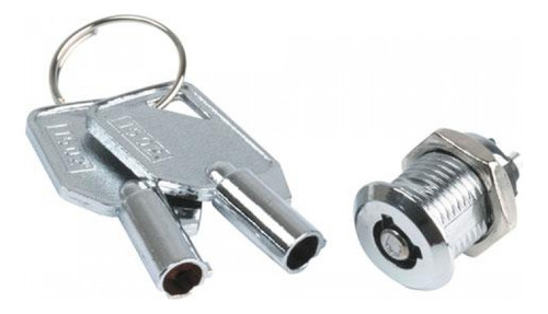 Switch On-off Miniatura, De 10 Amperes, Con Llave Redonda