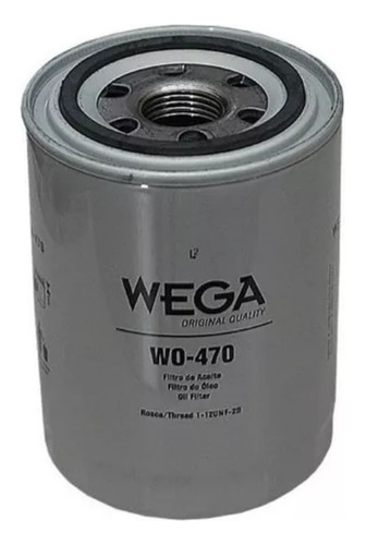 Filtro Óleo Lubrificante Wega Wo470 F1000 3.9l 8v Sohv Mwm 