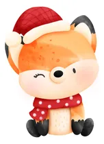 Comprar Kit Cliparts Animalitos Navidad Imagenes Png Navideños #n113