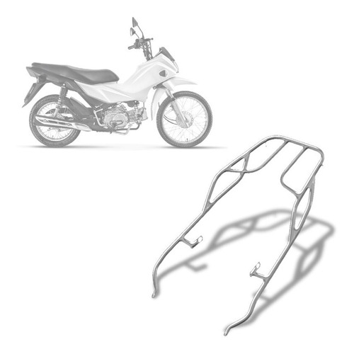 Bagageiros Mod. Sansão Em Aço Para Motos Yamaha / Suzuki