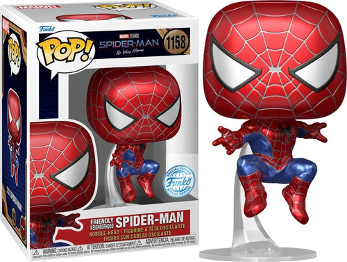 Funko Pop Friendly Neighborhood Spider-man 1158 Exclusivo