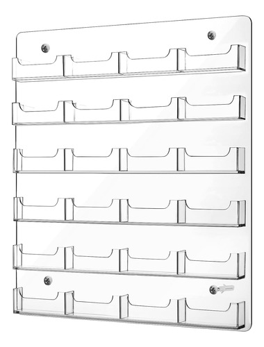 Soporte Para Tarjetas De Visita Con 24 Bolsillos, Para Monta