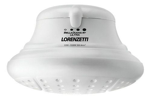 Ducha Lorenzetti 4 Temperaturas Bela Ducha 127v 5500w Acabamento Brilhante Cor Branco