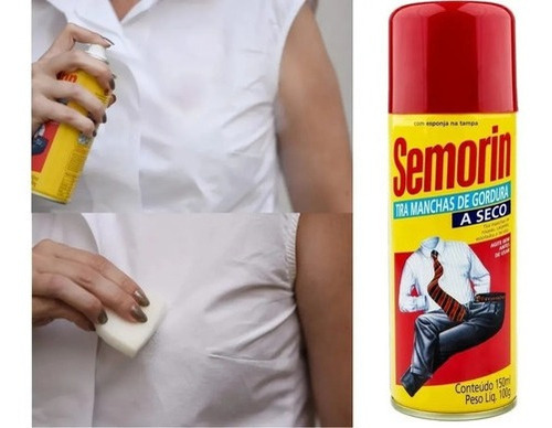 2 Semorin Tira Manchas De Gordura De Tecidos Á Seco 150 Ml
