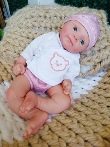 Bebé Reborn Original Silicona Solida 33 Cm Winifer Doll