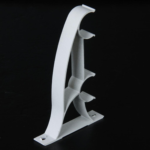 2pcs Metal Doble Soporte Porta Vara Barra De Cortina Para