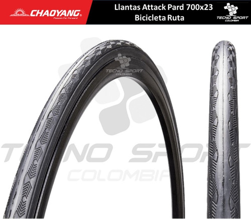 Imagen 2 de 5 de Llanta Bicicleta Chaoyang Rin 700x23 Coraza Ruta X 2unidades