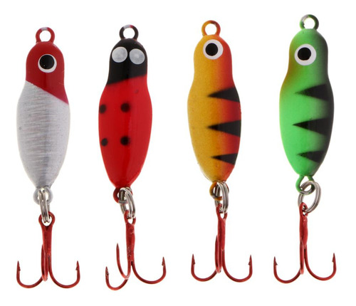 4pcs Señuelos De Pesca En Cebos De Aparejos De Pesca De