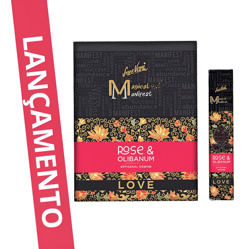 Kit 10 Incensos Natural Sreevani Magical Manifest 10 Aromas