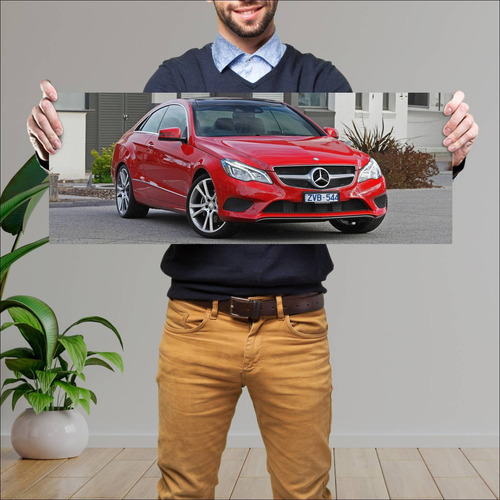 Cuadro 30x80cm Auto 2013 Mercedes Benz E Class C 157