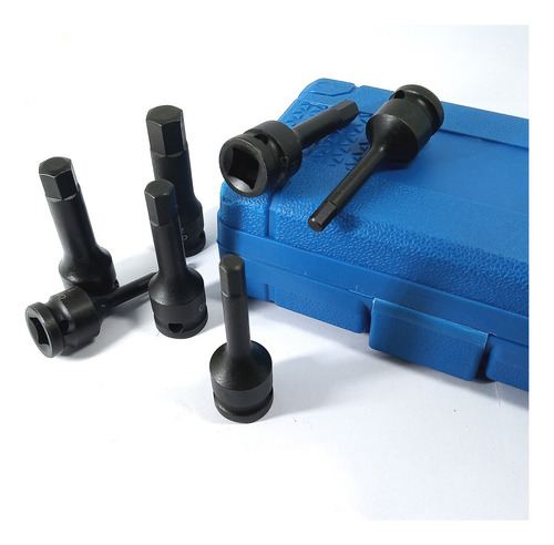 Juego De Taladros De Impacto Shaoke Allen Hex Spline Chrome