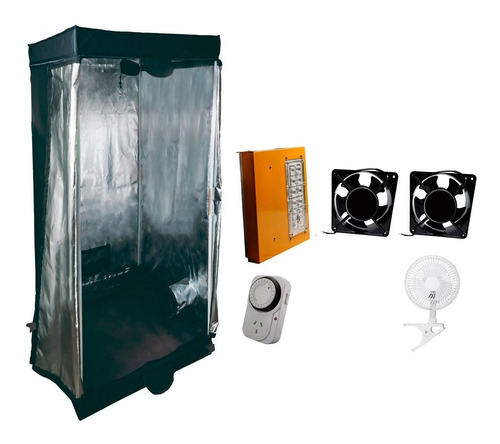Kit Carpa Cultivo Indoor Led 200w Completo 80x80x160