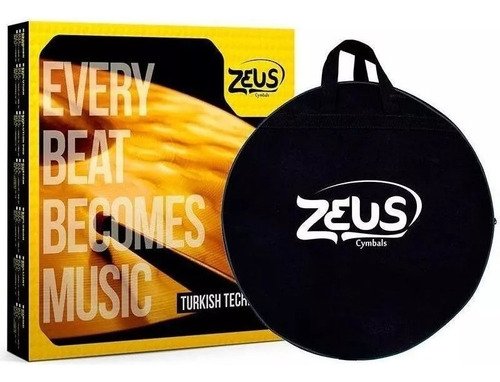 Kit Pratos Bateria Zeus Beginner Set A Hihat 13' Cr 16'