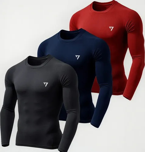 Kit 3 Camisetas Térmicas Masculina Segunda Pele