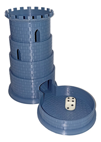 Torre De Dados Plegable Juego De Mesa Tiradados