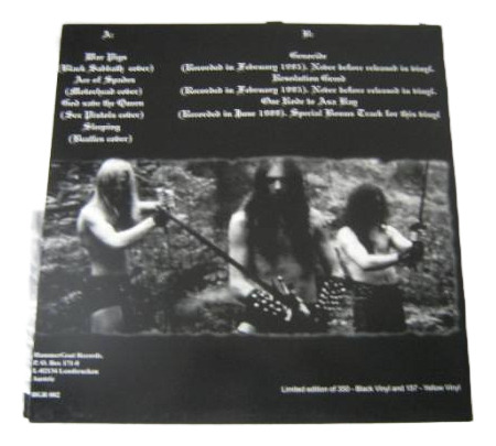 Bathory Raro Lp Burzum Mayhem Black Sabbath Motorhead Slayer