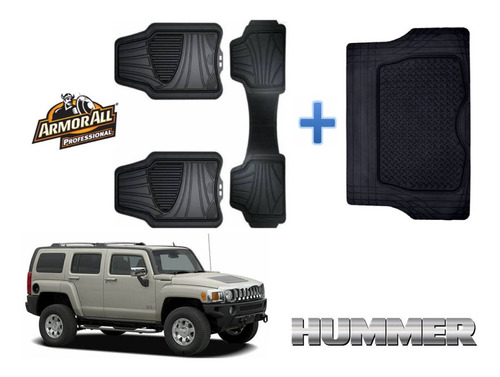 Tapetes Uso Rudo + Cajuela Hummer H3 2006 A 2010 Armor All