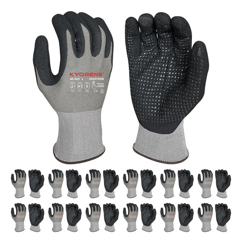 00-003 Kyorene Protective Work Gloves Abrasion Resistant Gr