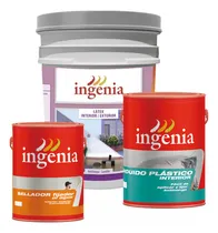 Comprar Combo Latex Int \u002F Ext 20l + Enduido + Fijador Ingenia