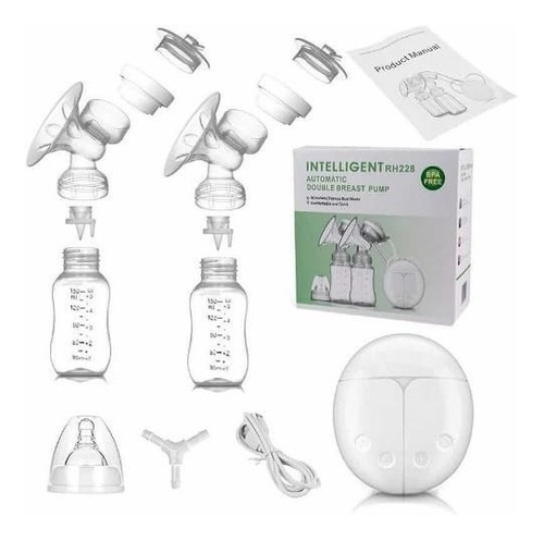 Imagen 6 de 6 de Extractor Leche Materna Intelligent Rh Doble Succ Saca Leche