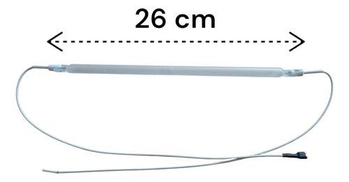 Vela Estufa Halógena 26 Cm De Largo
