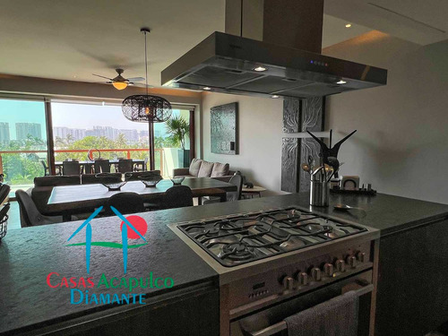 Cad La Isla Fiji R5. En Condominio De Playa. Terraza Con Vista A Las Áreas Comunes
