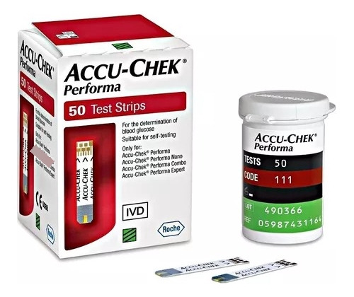 Tiras Reactivas Accuchek Performa 50 Und + 100 Lancetas