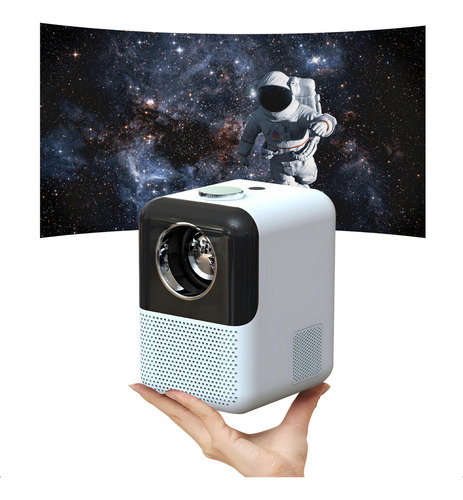 Mini Projetor Touyinger ET31 Portátil Smart Android 4000 Lumens Full HD Bluetooth Wifi cor Branco