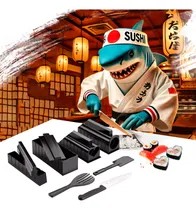 Comprar Herramienta De Sushi, Molde Para Hacer Sushi Rollos 11 Pzs
