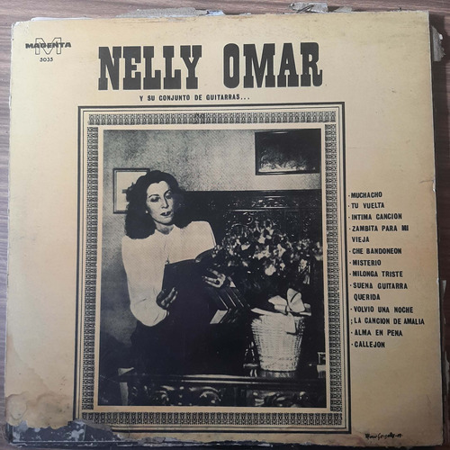 Vinilo Nelly Omar Y Su Conjunto De Guitarras T3