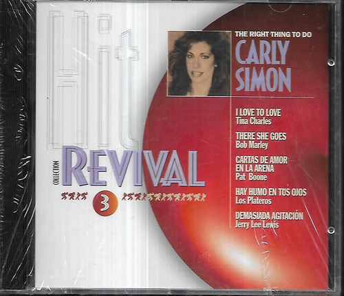 Revival Hits Collection 3 Tapa Carly Simon Sello Perfil Cd