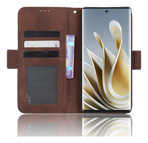 Compatível Com Zte Nubia Z50, Capa Flip, Couro Pu, Protetora