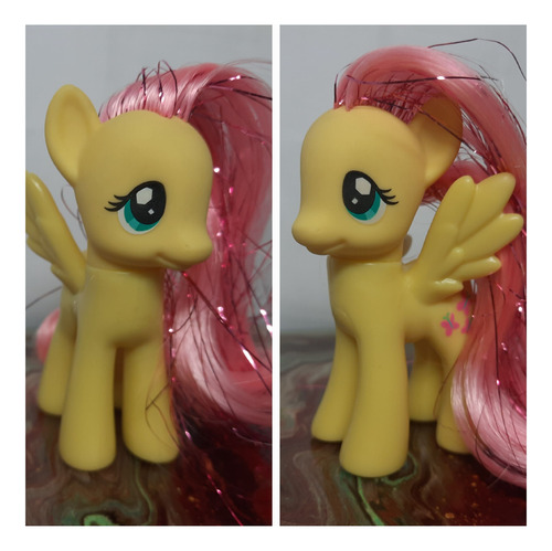 My Little Pony Fluttershy Ojos Tristes Con Tinsel G4
