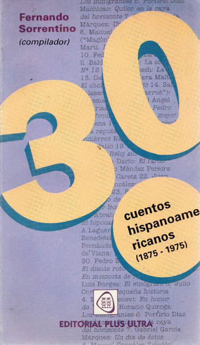 30 Cuentos Hispanoamericanos. Sorrentino (v)