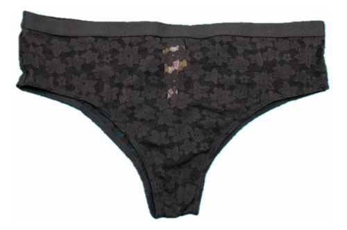 Bombacha Victorias Secret Pink Culotte En Negro. Talle L