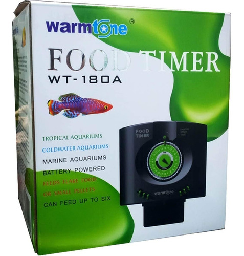 Warmtone Wt-180a Alimentador Automatico Analogico P/ Peixes