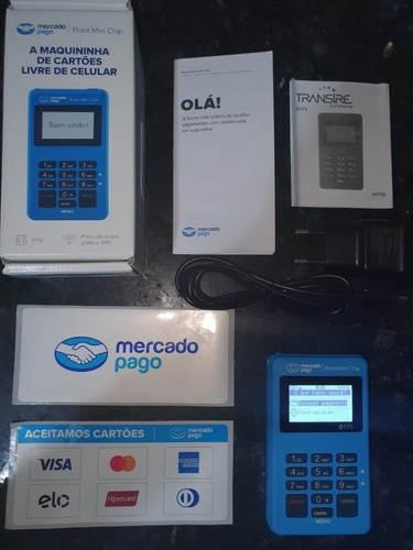 Imagem 5 de 8 de Point Mini Chip-maquinha Portátil Mercado Pago 3 Anos Garant