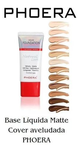 Corrector Phoera + Base 24hrs Phoera - Lista Tono 104/104
