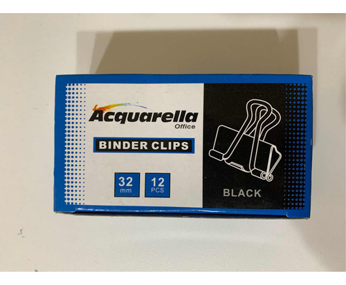 Binder Clips 32mm 1x12 Hoja Carta