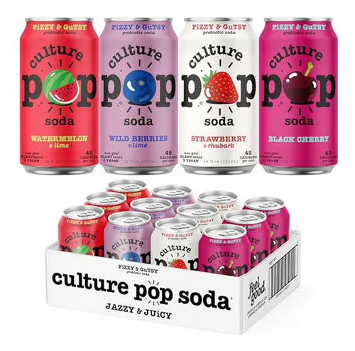 Soda Probiótica Sin Azúcar Agregada - Jazzy & Juicy