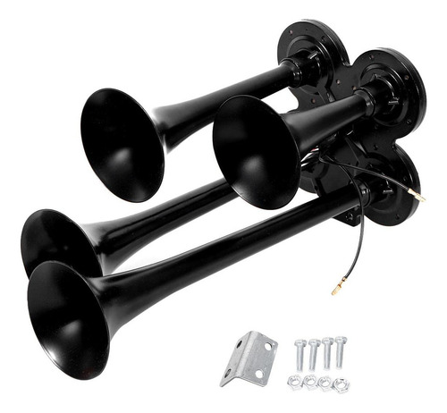 4 Trompetas De Aire 12 V 24 V 150 Db Bocinas Potente VehĂcul