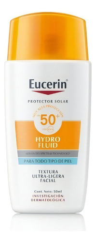 Eucerin Sun Protector Hydro Fluid Spf 50+ 50ml