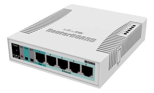 Conmutador Mikrotik 5-1000 1-sfp Swos Clickbox