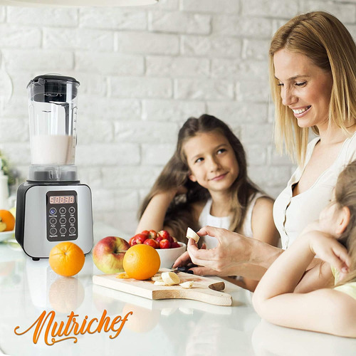 Nutrichef Licuadora Eléctrica Digital Para Encimera De Cocin